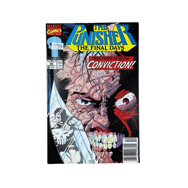 MARVEL comics the punisher 1990 volume 1 issue 55 vintage comic book VGC