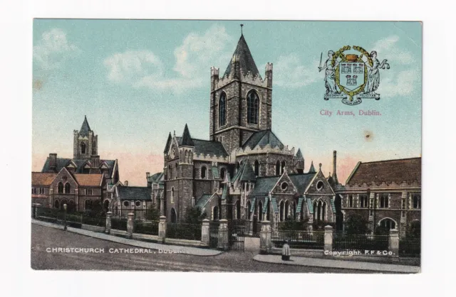 Printed Postcard, Christchurch Cathedral , Dublin