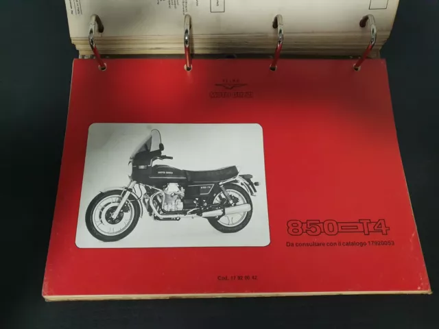 Catalogo Ricambi Moto Guzzi 850T4 850 T4