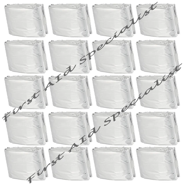 EMERGENCY SPACE SURVIVAL Thermal Foil Blanket Evacuation Sports Shock