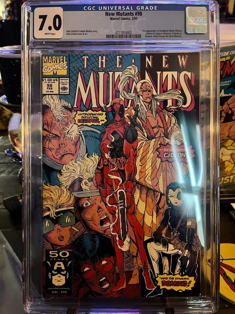 New Mutants Vol 1 #98 CGC 7.0 1st Appr Deadpool! Marvel 1990