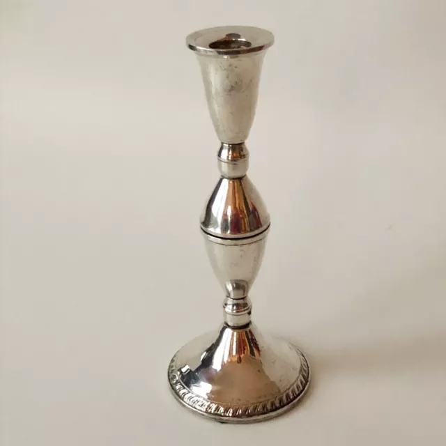 VTG Raimond Sterling Silver Convertible Candle Stick Holder 8.5" Tall Weighted