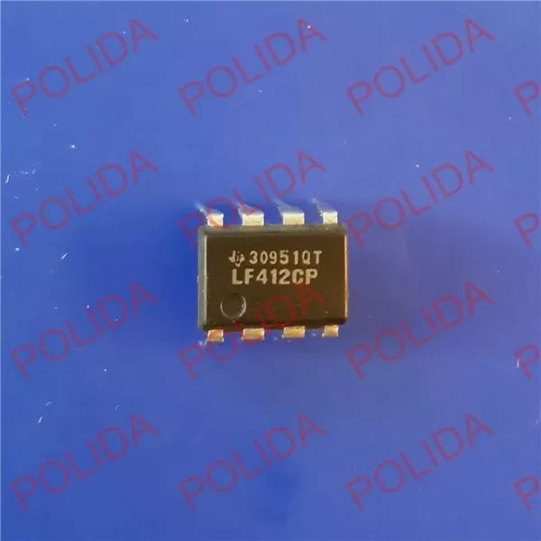 5Pcs Jfet Operational Amplifier Ic Ti Dip-8 Lf412Cp Lf412Cpe4