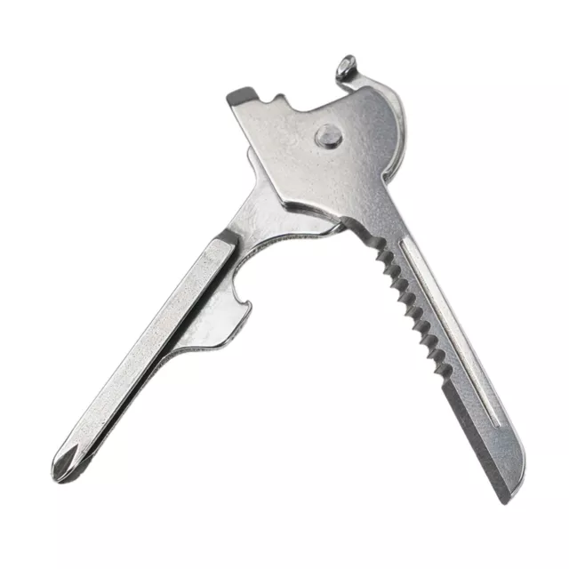 Mini Pocket Keychain Multitool Key Shape Opener Tournevis Survival Escape Tool