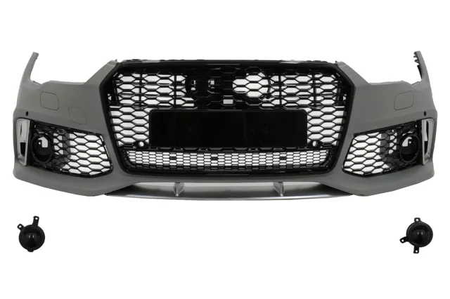 Pare-chocs Grille Calanre pour Audi A7 4G Facelift 2015-2018 RS7 Design Bumper