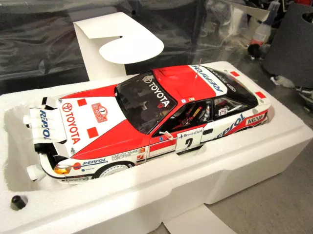 TOYOTA Celica GT-Four GT-4 ST165 Rallye Monte Carlo 1991 #2 Sainz Ni Kyosho 1:18