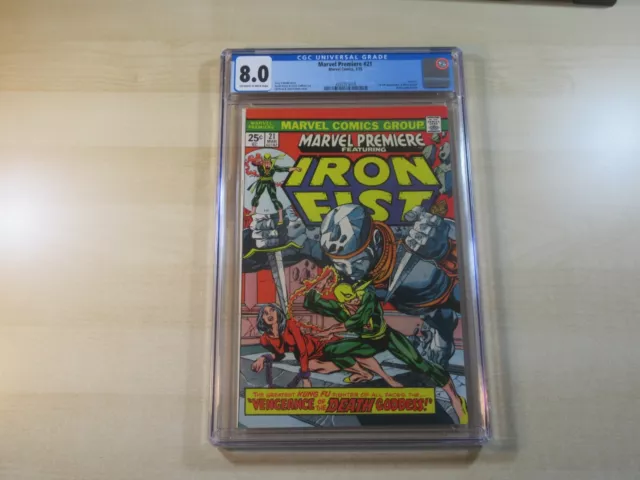 Marvel Premiere #21 Bronze Iron Fist 1St Full Appearance Misty Knight Cgc 8.0