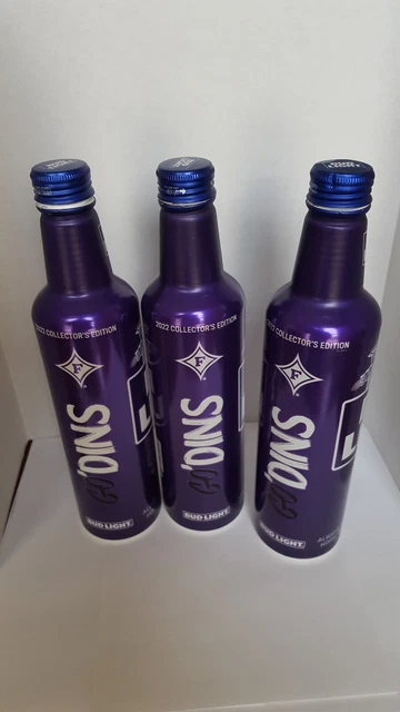 Bud Light * Furman Paladins *Three (3) 16 Oz Aluminum *Empty*Top Open Bud Light * Furman Paladins *Three (3) 16 Oz Aluminum *Empty*Top Open