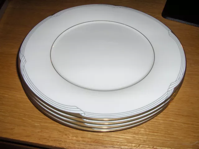 Noritake Golden Cove - Four Dinner Plates - Lovely Pieces!