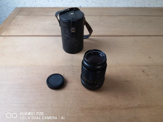 Objectif Carl Zeiss Jena Sonnar 2,8/180 Mm – Monture Pentacon Six – Zèbre