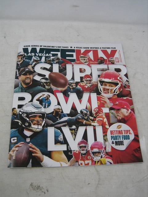 Las Vegas Weekly Magazine Superbowl Lvii Feb 9-15 2023 Issue Nfl Super Bowl