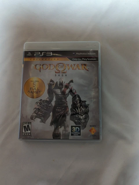 GOD OF WAR SAGA COLLECTION* 3 GIOCHI GoW 1+2+3 PS3 PLAYSTATION USA