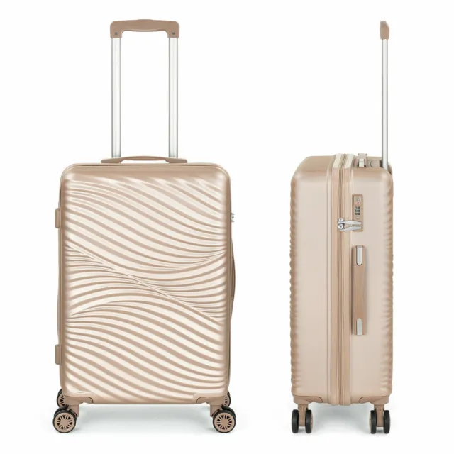 3 Piece Set Luggage Fashion Hardside Suitcase 28 "Travel Trolley Case w/TSA Lock