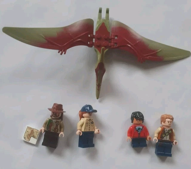 LEGO JURASSIC WORLD 4 Minifigures Plus Pteranodon Pterodactyl 20.00 PicClick UK
