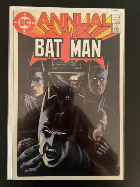 BatMan Annual 9 Vol 1 High Grade 9.0 DC Comic Book D58-92