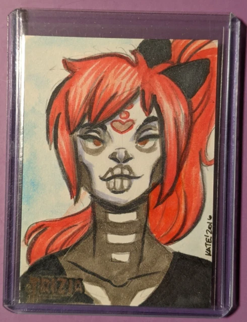 1/1 2015 5FINITY Trizia Sketch Card by Kate Carleton