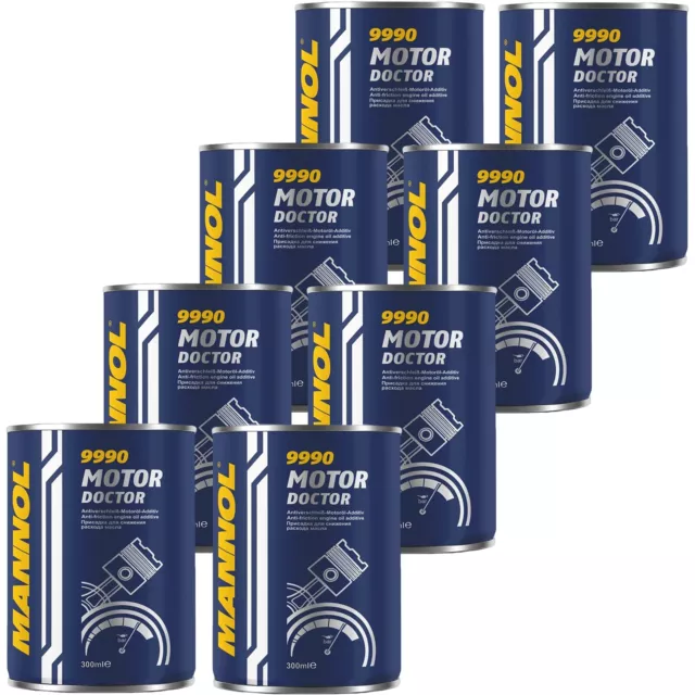 8x 300mL MANNOL MOTOR DOKTOR ADDITIV MOTORÖL ANTIVERSCHLEIß MOTOR-ÖL