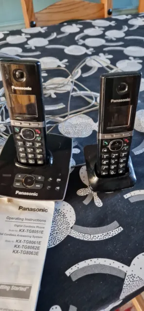 Panasonic Teléfono Fijo Inalámbrico KX-TG6521GB Negro