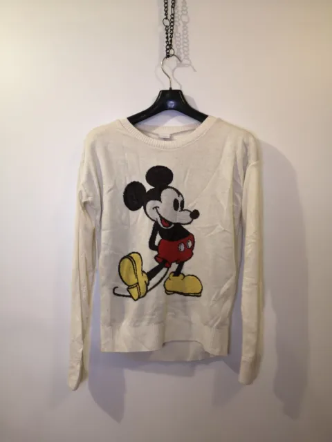 Disney Minnie Mouse Pullover Vintage Damen Hoodie Zipper Mickey Mouse WaltDisney