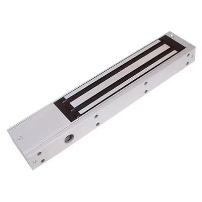 Slimline Electromag Serratura Porta per Porte Singole 12/24v DC Monitorata/Non Monitorata