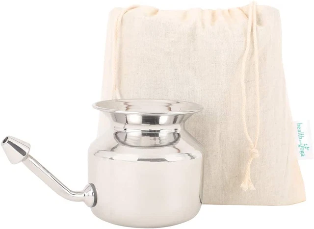Kit mejoradora para aprendiz de olla Healthandyoga(TM) Stelokleen Superior Neti - Unbreakabl