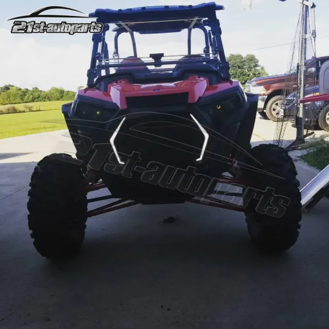 Fit Polaris RZR XP 1000 Turbo 2019-23 LED Grille Lights Turn Signal Fang Accent