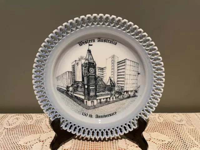 Bing & Grondahl Wall Display Plate - WA 150th Anniversary - Perth Town Hall  Vgc