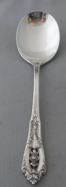 Wallace Rose Point Sterling Silver Cream Soup Spoon