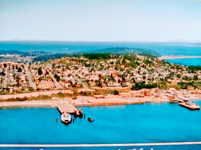 Aerial View Waterfront Port Townsend Wa