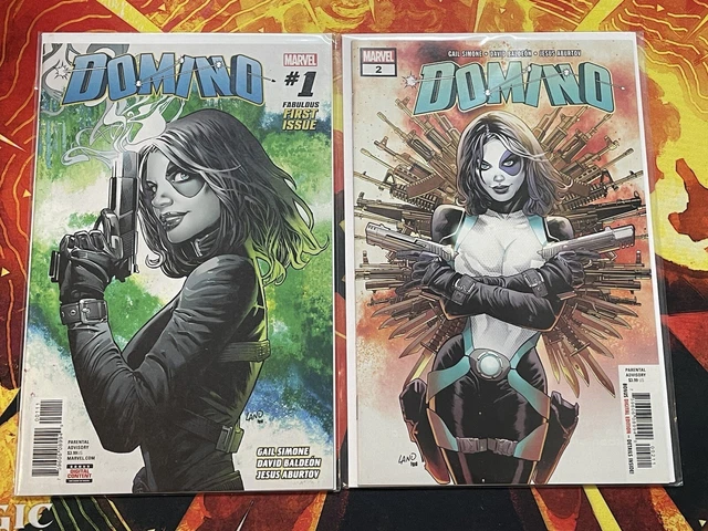 Domino #1 & 2 Marvel Comics 2018 Nm Gail Simone Greg Land