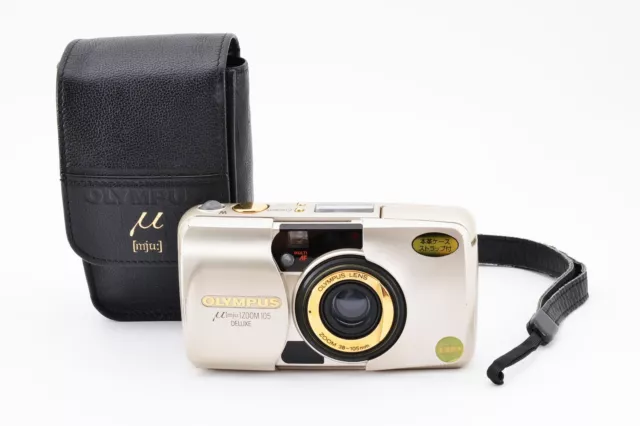 Olympus μ mju Zoom 105 Deluxe Point & Shoot Film Camera From JAPAN [Exc++]