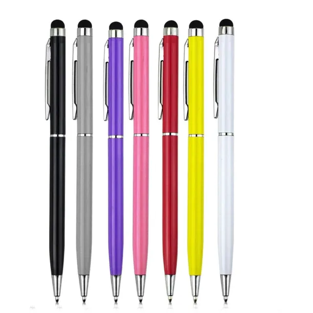 7 x Stylus Pen Bundle PACK Random Colours. Touch Screen / Biro For iPhone 7 8 XS