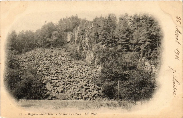 CPA BAGNOLES-de-l'ORNE - Le Roc au Chien (355418)