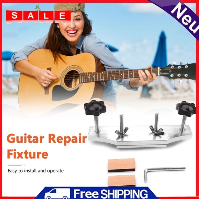 Acoustic Guitar Fixture Bonding Bridge Clamp Luthier Tools Set with Block Wrench