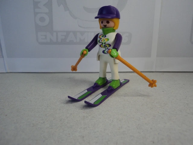 BOITE NEUF PLAYMOBIL Playmo 9282 La Famille Au Ski Sport D'hiver EUR 10