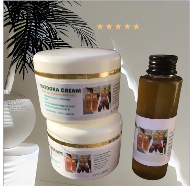 Huile Bazooka Triple Taille XXL 100% Naturelle 250ml - Neuf