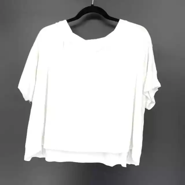 The Laundry Room Womens Size Small Scoop Neck White Graphic Tee You Kneaded Me 2