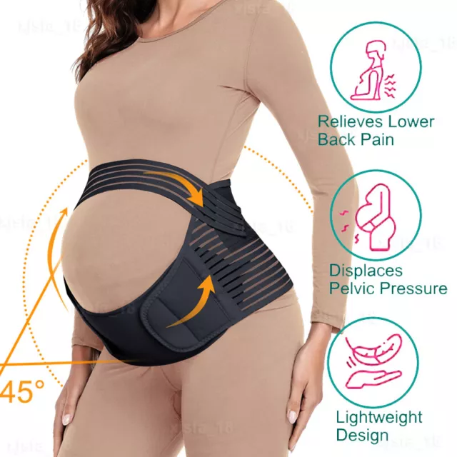 Maternity Band Abdomen Waist Back Support Brace Belt Pregnancy Belly Bump Band