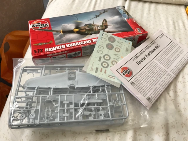 AIRFIX 1/72 SCALE Hawker Hurricane Mk.I Model Kit boxed EUR 6,93 ...