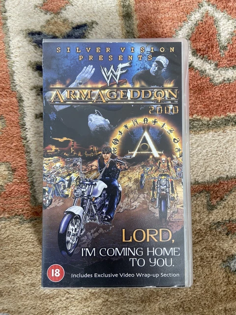 WWF ARMAGEDDON 2000 VHS Tape Wrestling Retro Video NOT WWE £6.50 ...