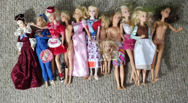 barbie doll Lot Coca Cola NASCAR Victorian Holland Collectibles Toy