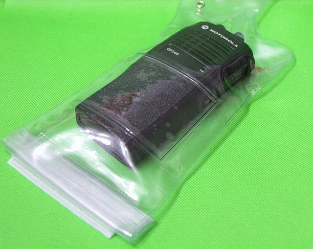 Transparent Waterproof Case Bag Holster For Motorola KENWOOD PUXING Radio