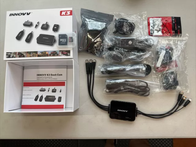 innovv k2 dual channel motorcyle motocam