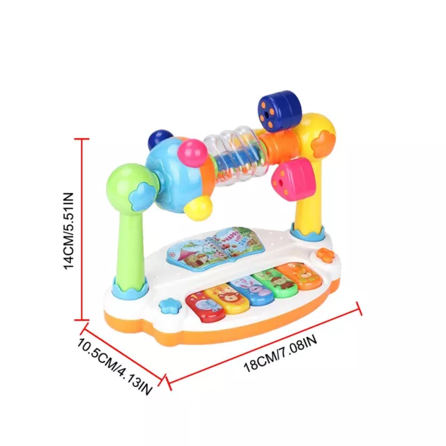 Baby Kids Musical Piano Toys Learning Animal Farm Developmental Educational Toy 3