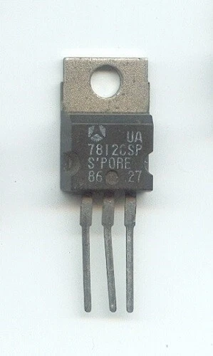 Régulateur De Tension UA7812CSP En Boîtier TO220 - Neuf Sous Blister