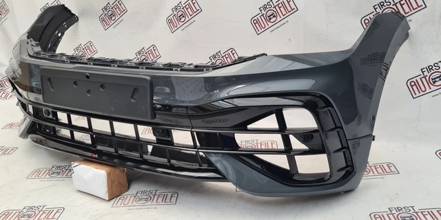 Cornice Cromata Per Paraurti Anteriore Tiguan 2016-2020 - Acciaio Inox, Facile Installazione Con Nastro 3M