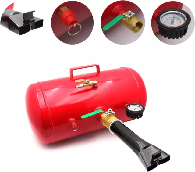 5 Gallon Red Vehicle Air Tire Bead Seater Blaster Tool Seating Inflator Truck AT