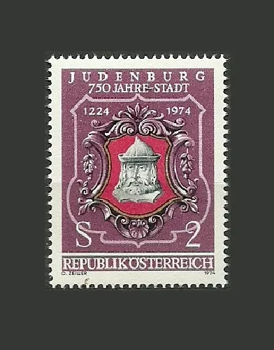 Austria Stamps 1974 The 750th Anniversary of the City of Judenburg - MNH