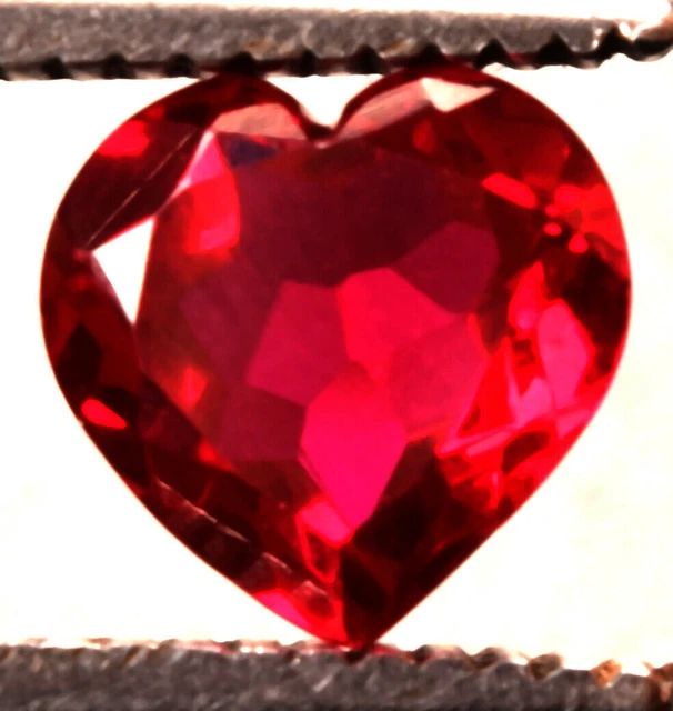 5.60 Cts. Natural Mozambique Red Ruby Heart Cut Certified Gemstone