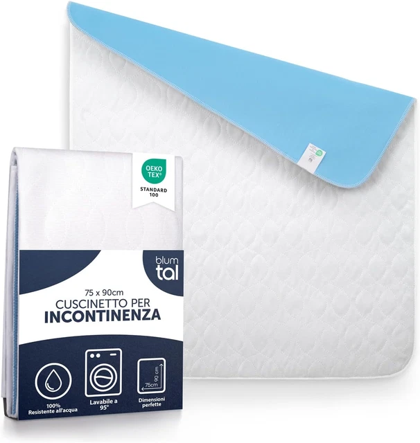 Coprimaterasso Impermeabile In Bamb&ugrave; - 100x150cm - Made In Italy